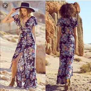 Auguste Beach House Frill Wrap Dress size S NWT